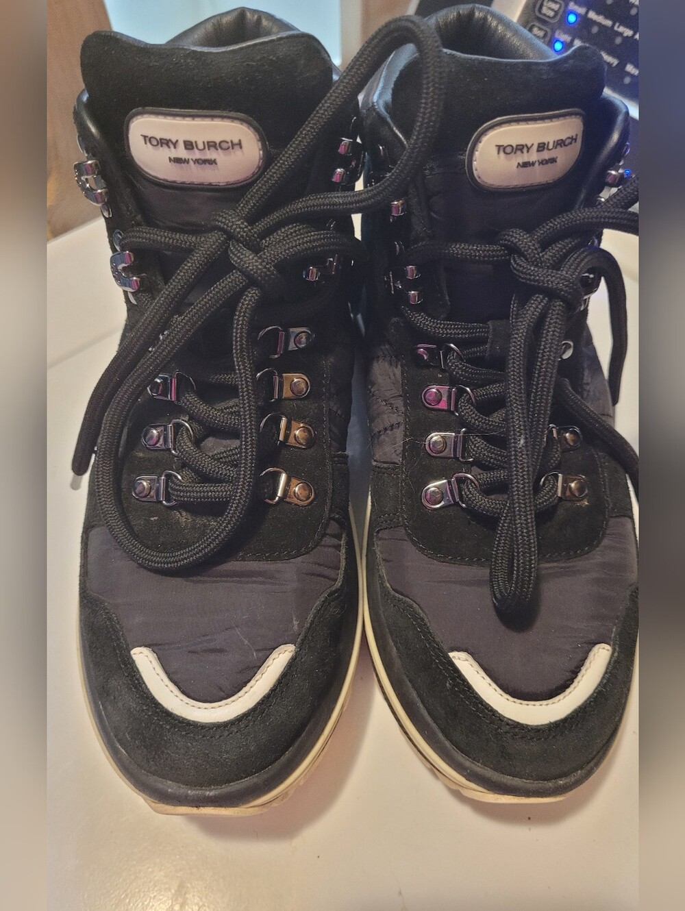 Tory Burch Hiking Boots Size 7.5 Preowned
